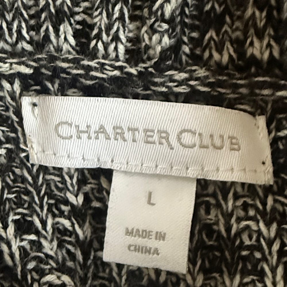 Charter Club Black and White Cardigan
Deb07 - Picture 7 of 8
